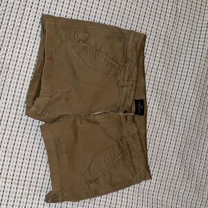 Low rise short shorts vintage American eagle with gold trim